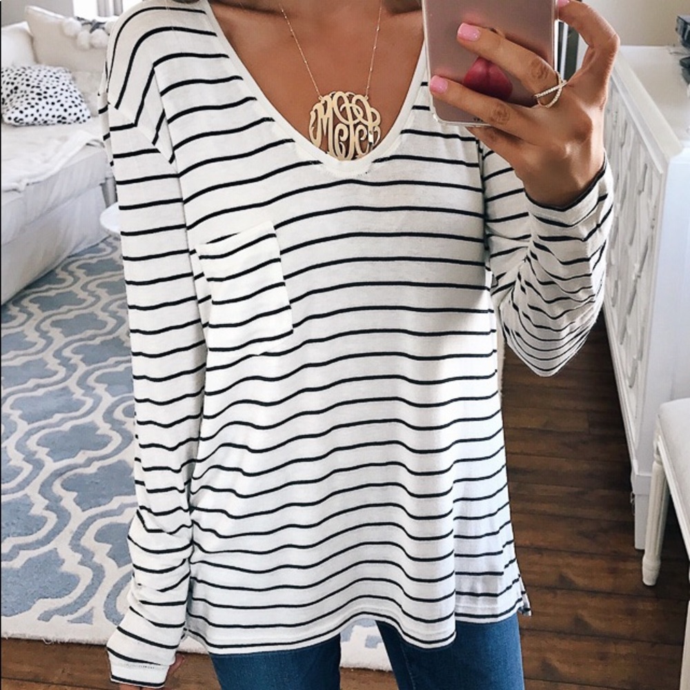 BP Striped Pocket Tee